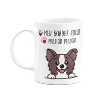 Caneca Jps Info Dog, Meu Border Collie Puppy, Melhor Pessoa! M2