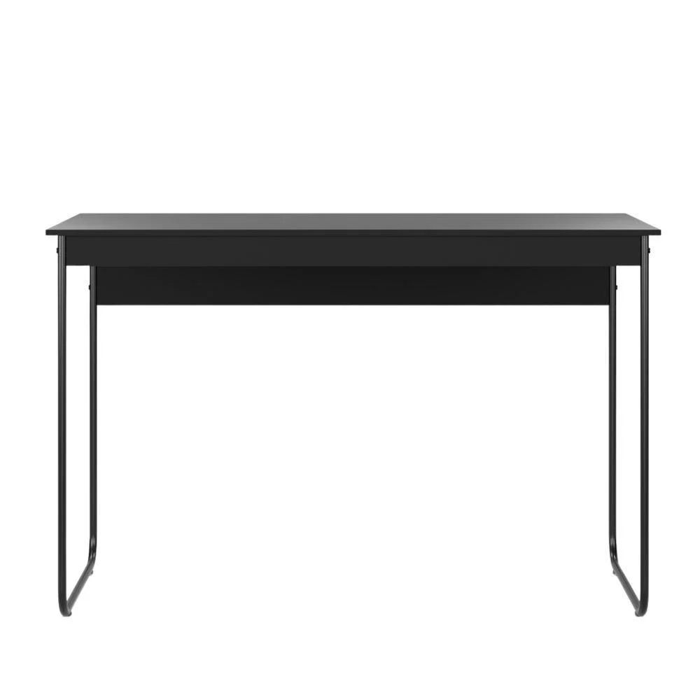 Mesa De Estudos Escrivaninha Home Office Industrial Criare Quarto Escritório Bancada Simples Preto