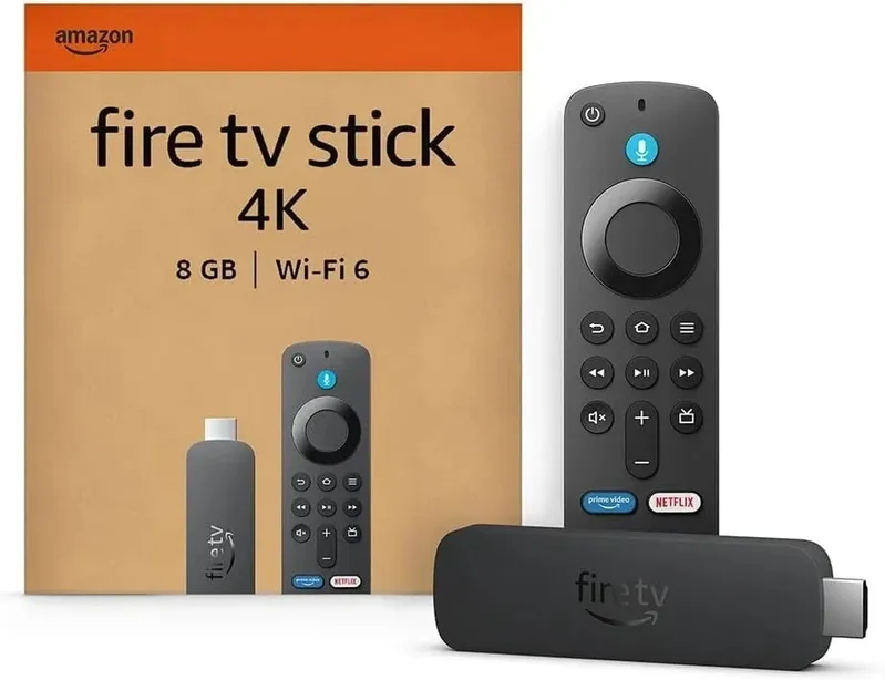 Amazon Fire Tv Stick 4k (2ª Geração) Wi-fi 6 Bluetooth 5.2 Controle De Voz Com Alexa