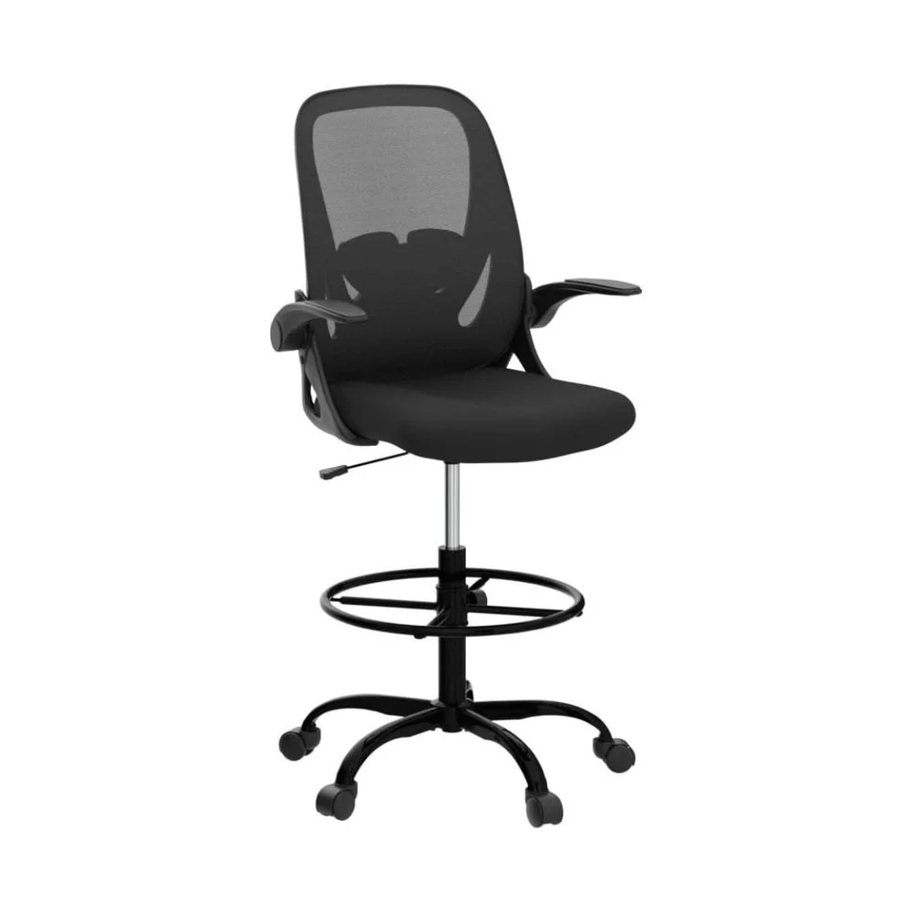 Cadeira Escritório Ergonômica Executiva Braços Dobráveis Apoio Para Pés Bq01 Suporte Lombar Luvinco