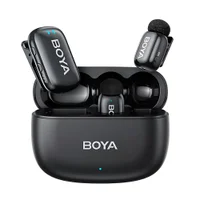 Microfone Boya Mini-18 Sem Fio 100m Ia 3.5mm Câmera Dslr