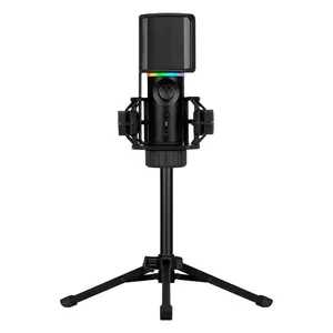 Microfone Streamplify Tripod Inside Rgb - Preto