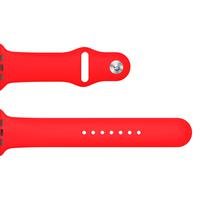 Pulseira Para Apple Watch Silicone 42/44mm Vermelho Goldentec