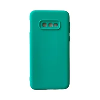 Capa Samsung S10e / S10 E Silicone Aveludada Protege Câmera Colorida Capinha Anti Impacto S10 E:verde Água
