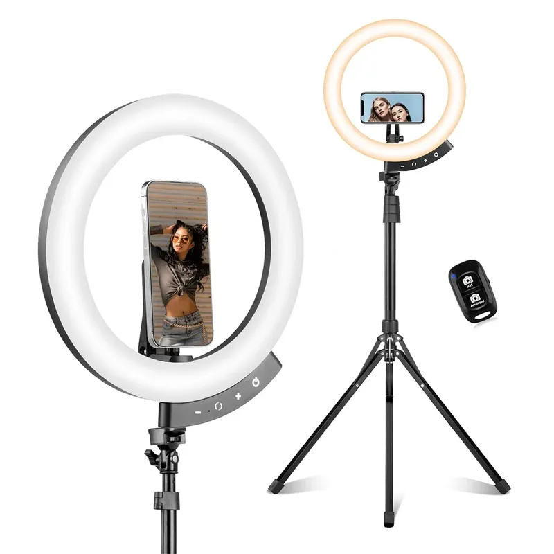 Sensyne 92" Cell Phone Tripod, Selfie Stick Tripod With 16.5" Flexible Gooseneck B09whhl723
