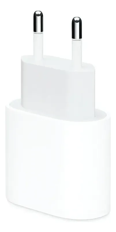 Fonte Turbo 20w Para Iphone Tipo-c 11 12 13 14 15 Pro Max Cor Branco