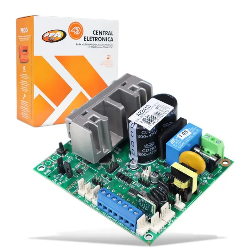 Central De Comando Para Portão Ppa, Triflex, Full Range, 60Hz, Bivolt