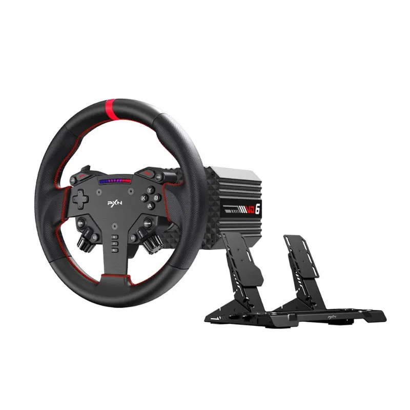 Volante De Corrida Pxn Was Vd6 Premium Para PC Torque De 6nm Para PC Simulador