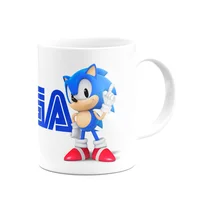 Caneca Gamer,Sonic And Tails,Branca