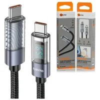 Cabo Carregador Turbo Com Display Digital Usb-c / Usb-c 65w