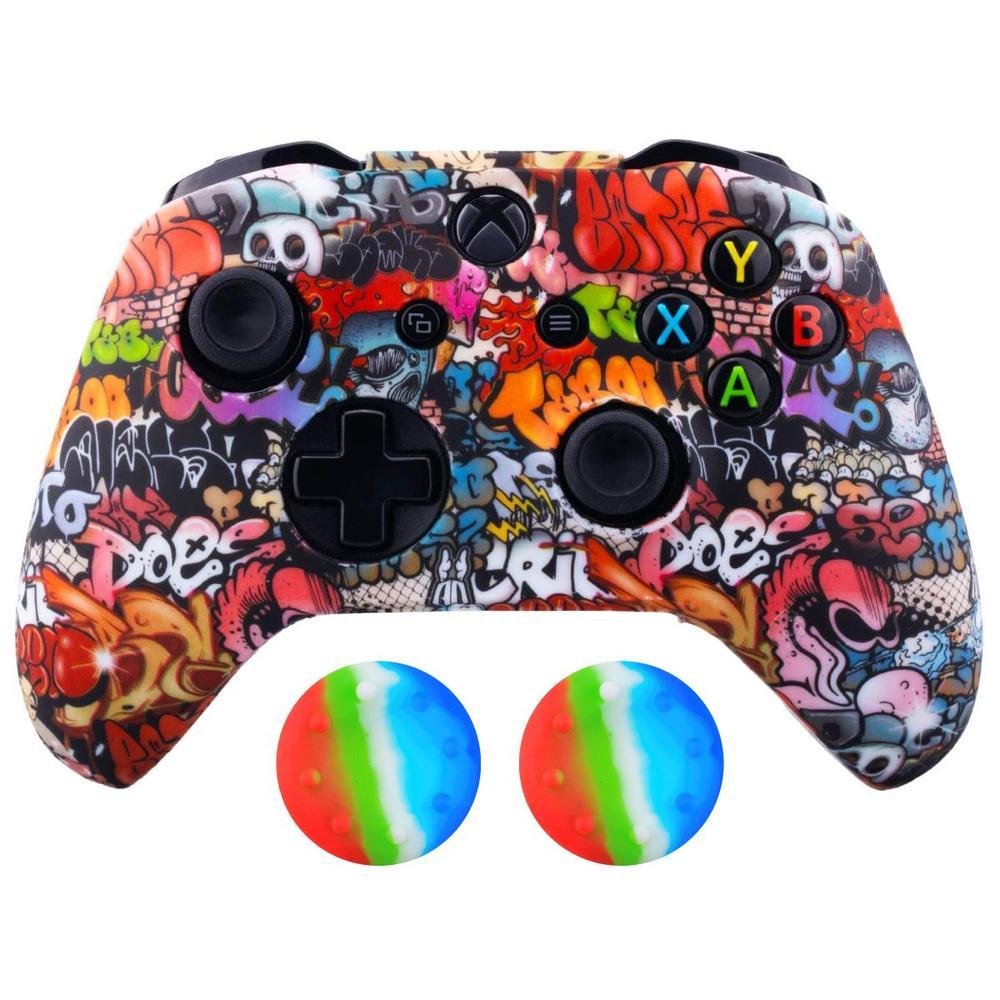 Capa Capinha Case Skin Para Controle Joystick De Xbox One S X - Graffiti 12