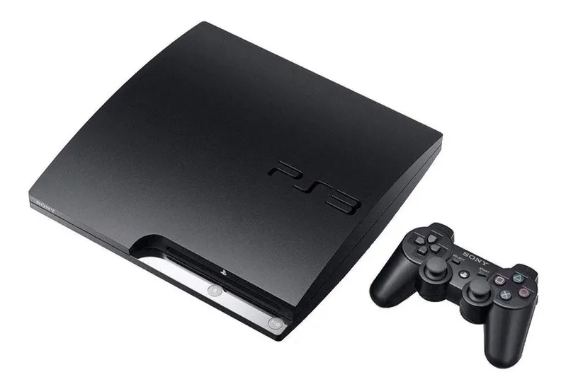 Sony Playstation 3 Slim 320gb Standard Cor Charcoal Black