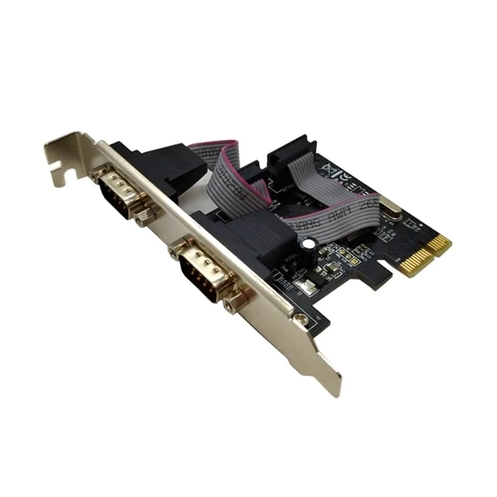 Placa De Rede Gv Brasil Pci-express, 2 Seriais ,Db9, Macho