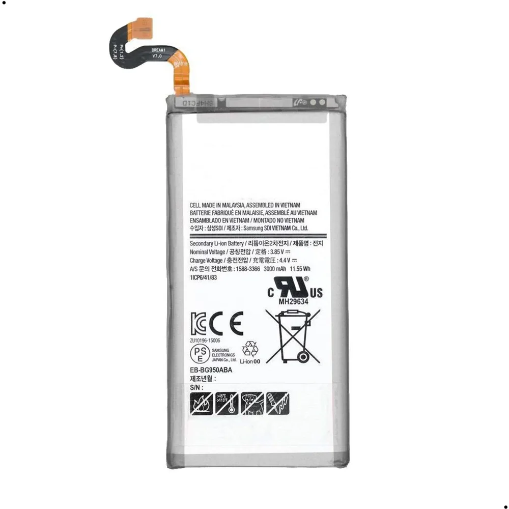 Bateria Eb-bg950aba Compativel Com Galaxy S8 G950fd