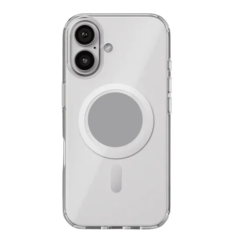 Case Cristal Hd Transparente Iph 17 | Compatível Com Carregamento Por Indução | Botões Responsivos