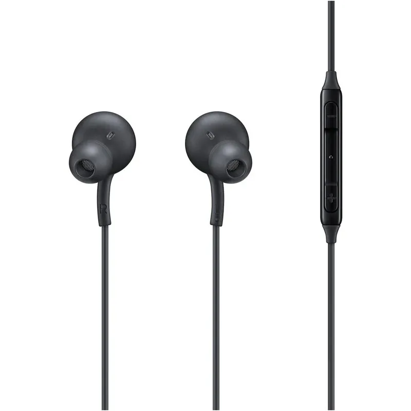 Fone De Ouvido Samsung AKG, Intra-Auricular, USB Tipo-C, Com Fio E Controles, Preto - Eo-ic100bbegbr