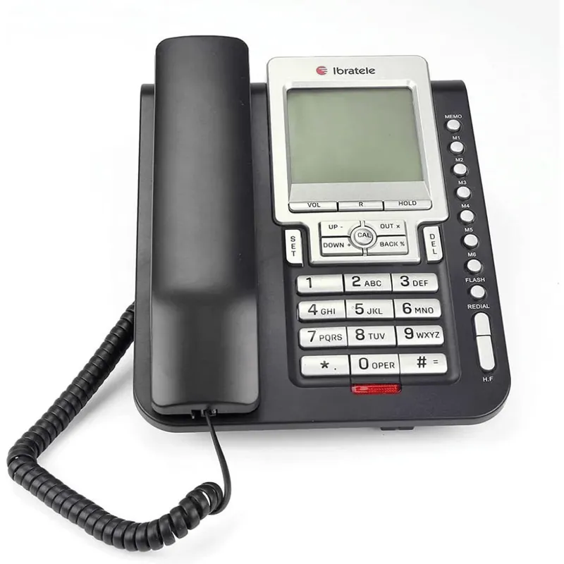 Telefone Fixo Identificador De Chamada Capta Top Ibratele