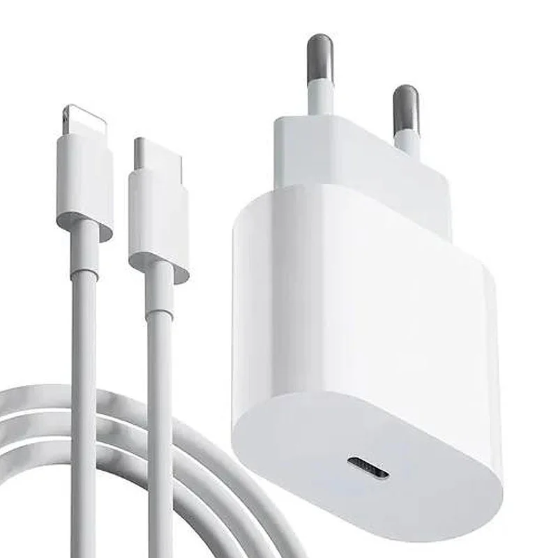 Carregador PD Turbo 20w Lightning Compatível Com iPhone 7 8 Plus