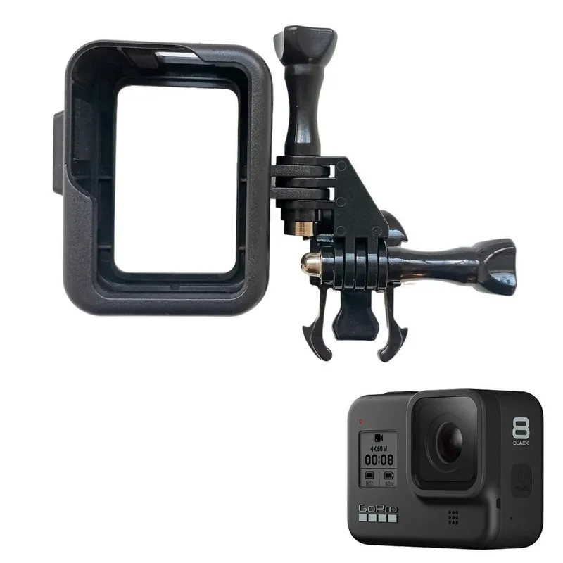 Frame Moldura Vertical Para Câmera Gopro 8 Black