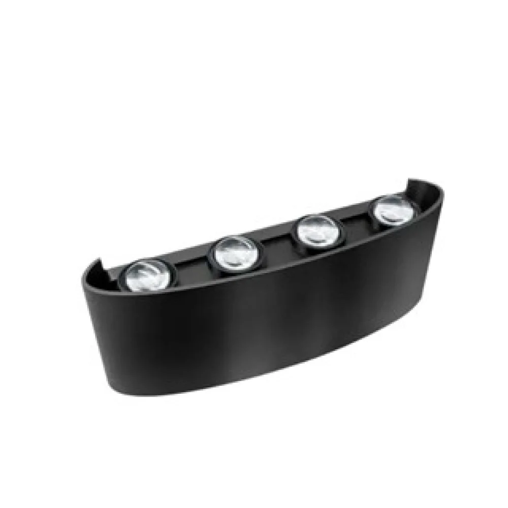 Iluminária Arandela LED De Sobrepor 8w Luz Amarelada 3000k Bivolt