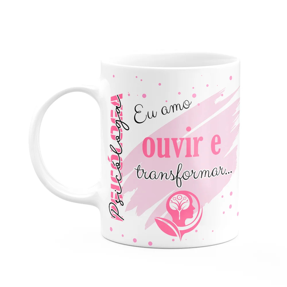 Caneca Profissões Psicóloga 325ml