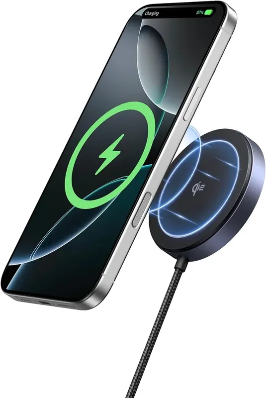 Carregador Ugreen Qi2 15w Magsafe Cabo Usb-c De 1,5 M, Sem Fio