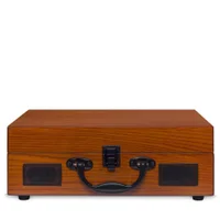 Vitrola Raveo Sonetto Wood, Com Toca Disco e Bluetooth