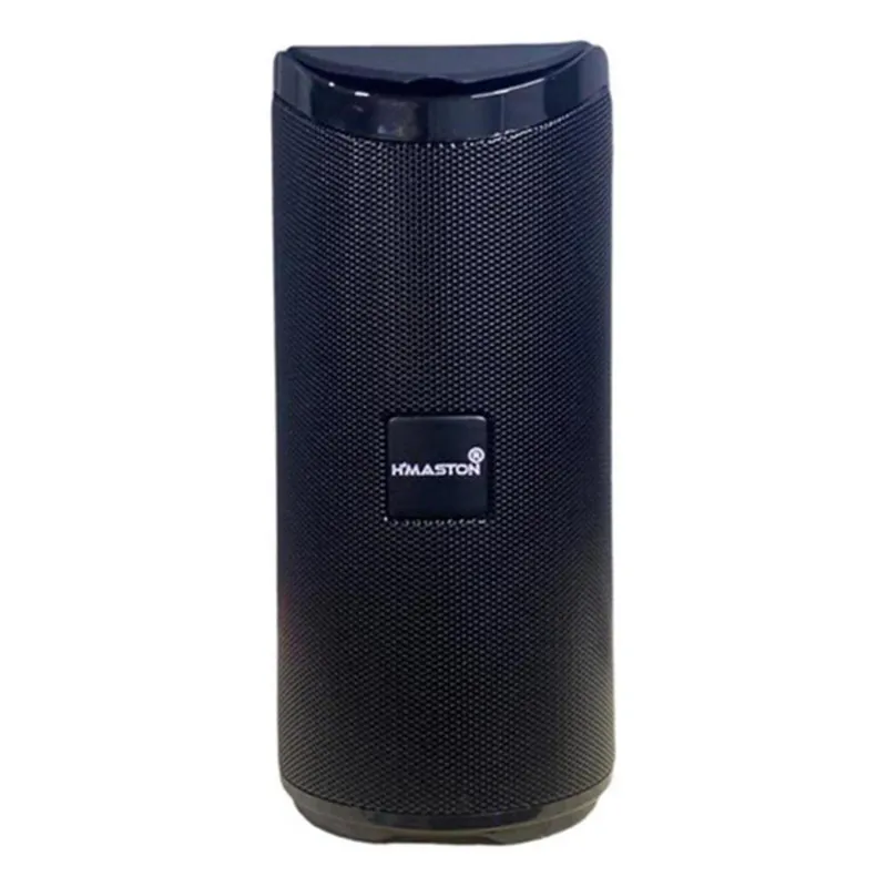 Caixa de Som Portátil H'maston, LED Flashing Light, Preta - Yx169