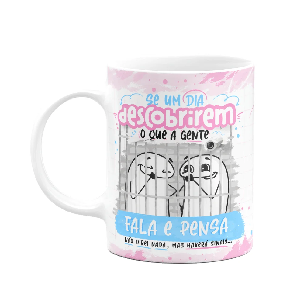 Caneca Flork Amizade - Amiga, Se Um Dia Descobrirem...