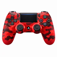 Controle Sem Fio Compatível Com Play4 Ps4 Playstation 4 / Slim / Pro / PC E Smart Tvs Samsung Verm.camuf