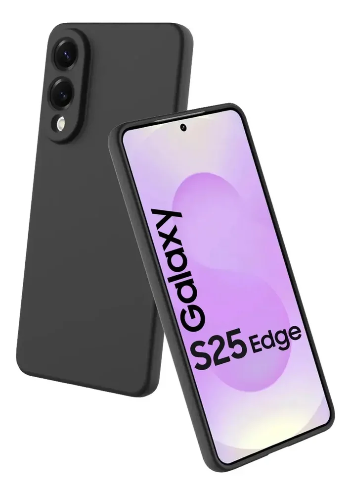 Capa Capinha Silicone Aveludada Para Samsung Galaxy S25 Edge 5g