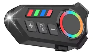 Fone De Ouvido Para Bluetooth Headset RGB Sem Fio, Intercomunicador
