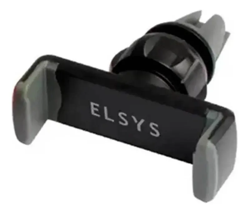 Suporte Celular Veicular Elsys Universal Entrada De Ar Condicionado Preto