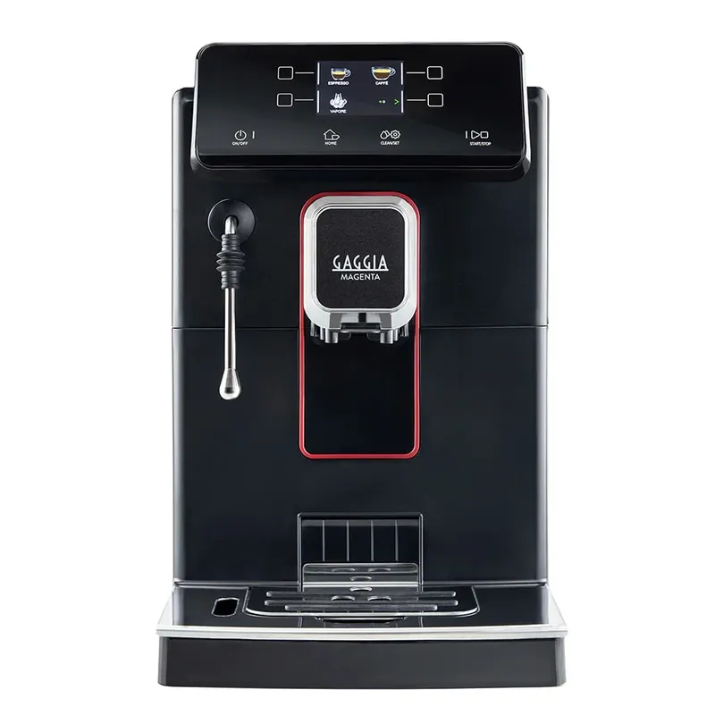 Cafeteira Gaggia Magenta Plus Preta E Prata Para Cafés Em Grãos E Pó - 191100 - 220v