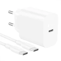 Carregador Pd 20w + Cabo De Dados C Para C 1m 3a Kxs-2311