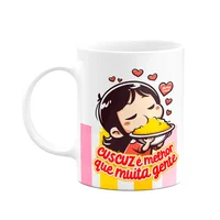 Caneca Nordestina - Cuscuz É Melhor Que Muita Gente - Amo