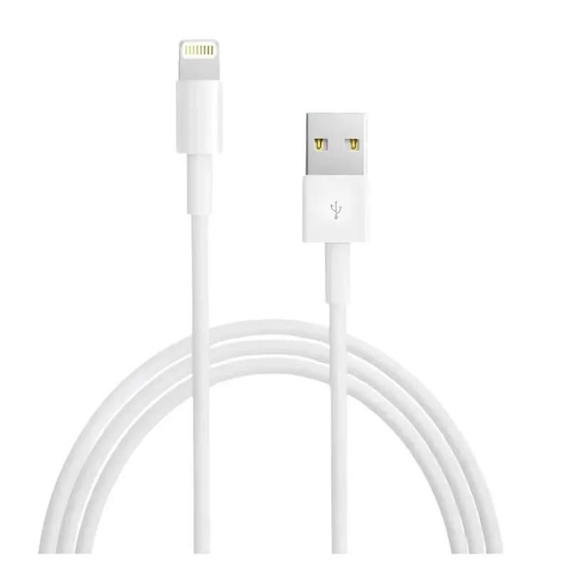 Cabo Usb A Lightning Branco Econômico Resistente Prático Postagem Rápida
