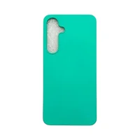 Capa Samsung S24 Silicone Aveludada Capinha Colorida Capinha Anti Impacto Cor:verde Água;