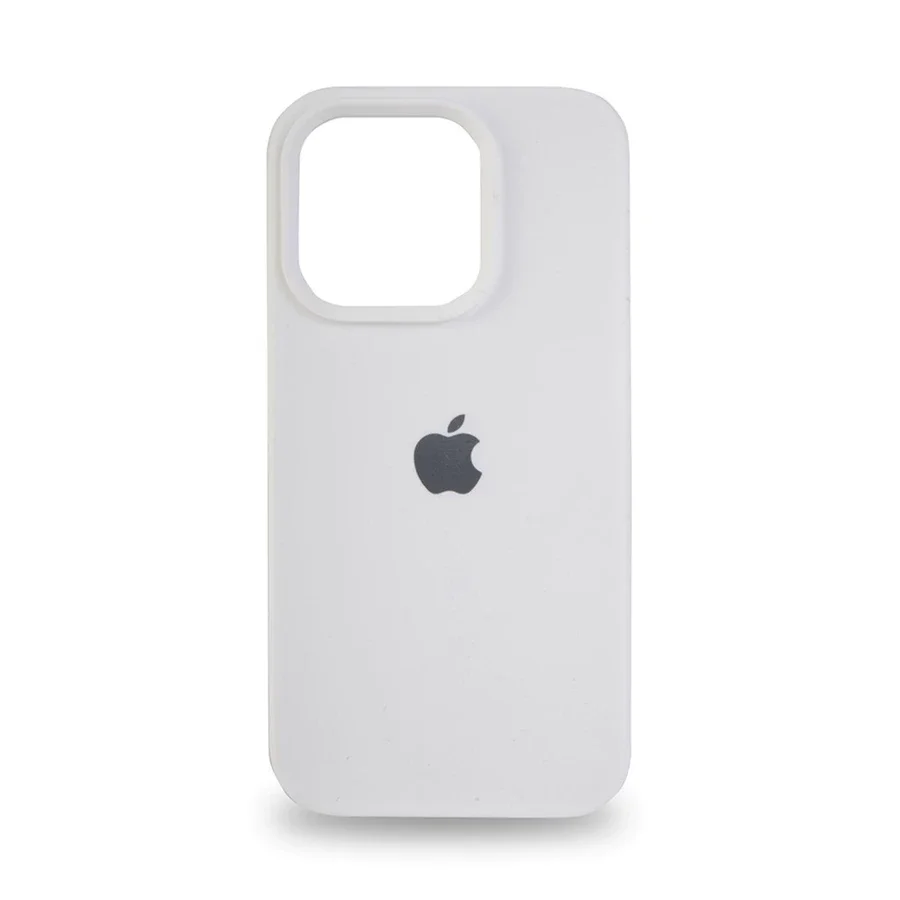 Capa Capinha Para Iphone 14 Pro Max Plus Silicone Premium - Branco