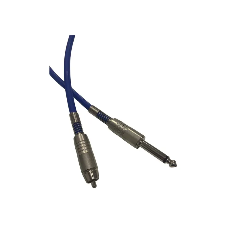 Cabo De Subwoofer P10 X Rca Blindagem Dupla Ofhc 50 Ohms - 15 Metros