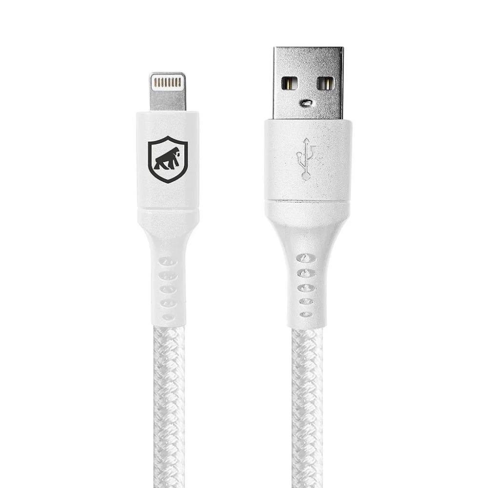Cabo Gshield Survivor, Para Lightning / USB, 1.5M, Preto