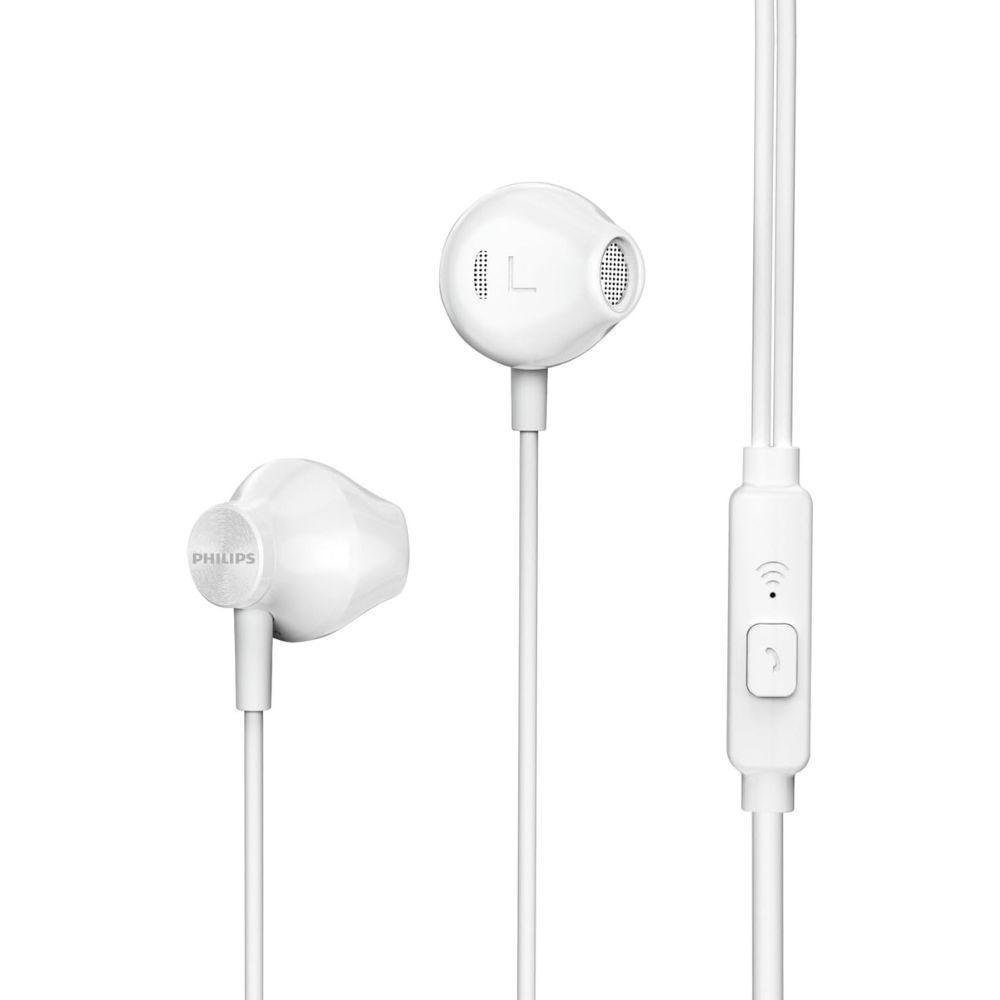 Kit 10 Fones De Ouvido Com Microfone Philips Taue101 Branco