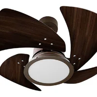Ventilador De Teto Venti-delta Tornado Linha Led Marrom/tabaco - 110v