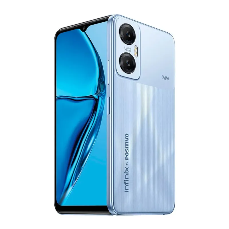 Smartphone Positivo Infinix Hot 20 128GB, 4GB RAM, 5g, Tela De 6,6 Polegadas