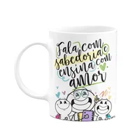 Caneca Funny Professor - Ensina Com Amor