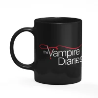 Caneca Geek - Séries The Vampire Diaries Preta