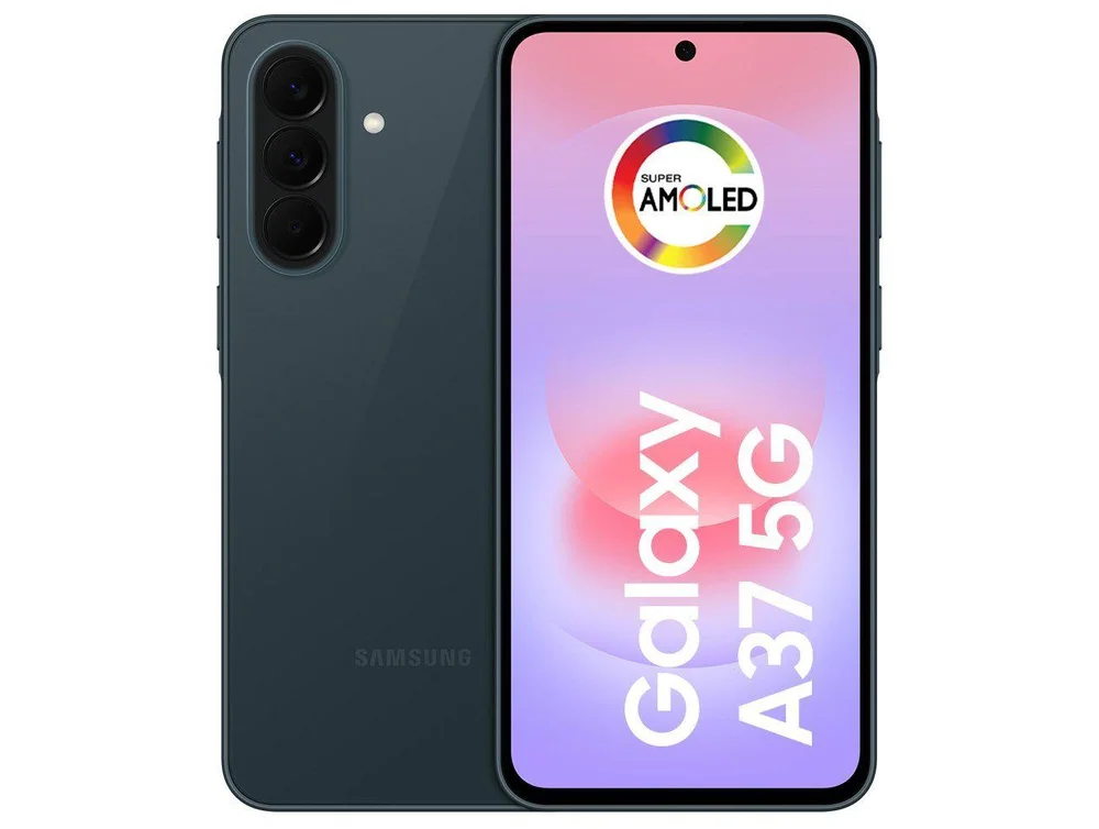 Smartphone Samsung Galaxy A37 256GB 5G 6GB RAM Verde 6,7" Câm Tripla + Selfie 12MP