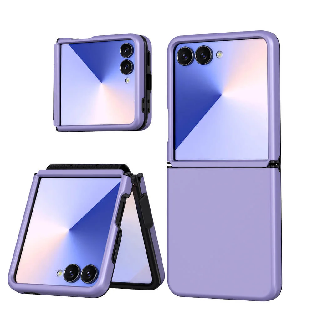 Capa para o Samsung Galaxy Z Flip 7 com Proteção Total - Case Anti-Impacto, Design Fino e com Acabamento Premium | Cor: Lilás