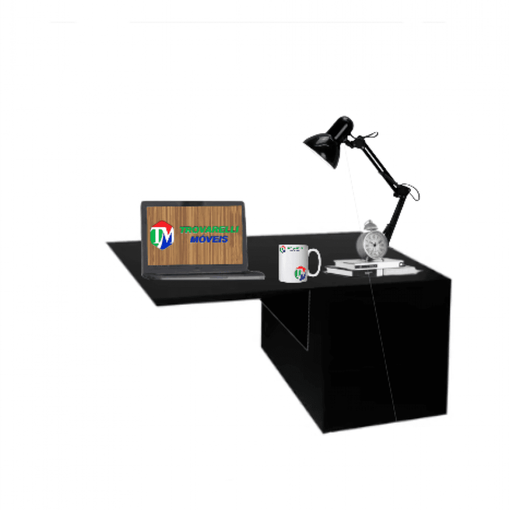 Escrivaninha Suspensa Mesa Para Notebook Madeirado Em Mdf