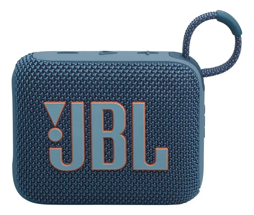 Caixa De Som Jbl Go 4 Bluetooth Portátil À Prova D’água Azul